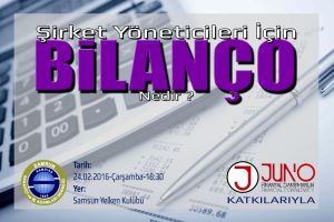SAMSİAD Üyelerine Bilanço Sunumu Yapıldı